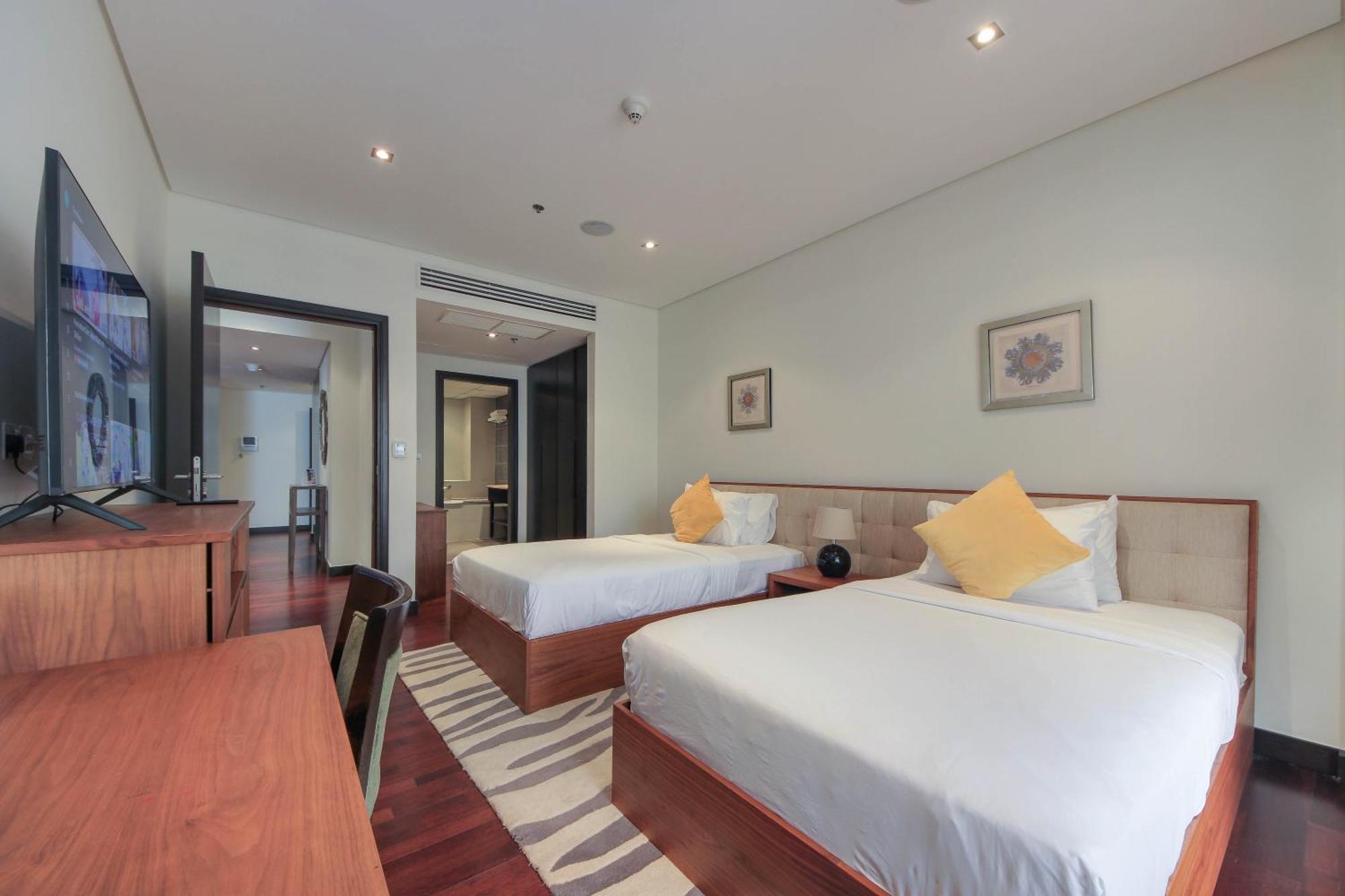 Luxe Getaways Royal Amwaj Palm Jumeirah Resort Apartment Holiday Home 두바이 객실 사진