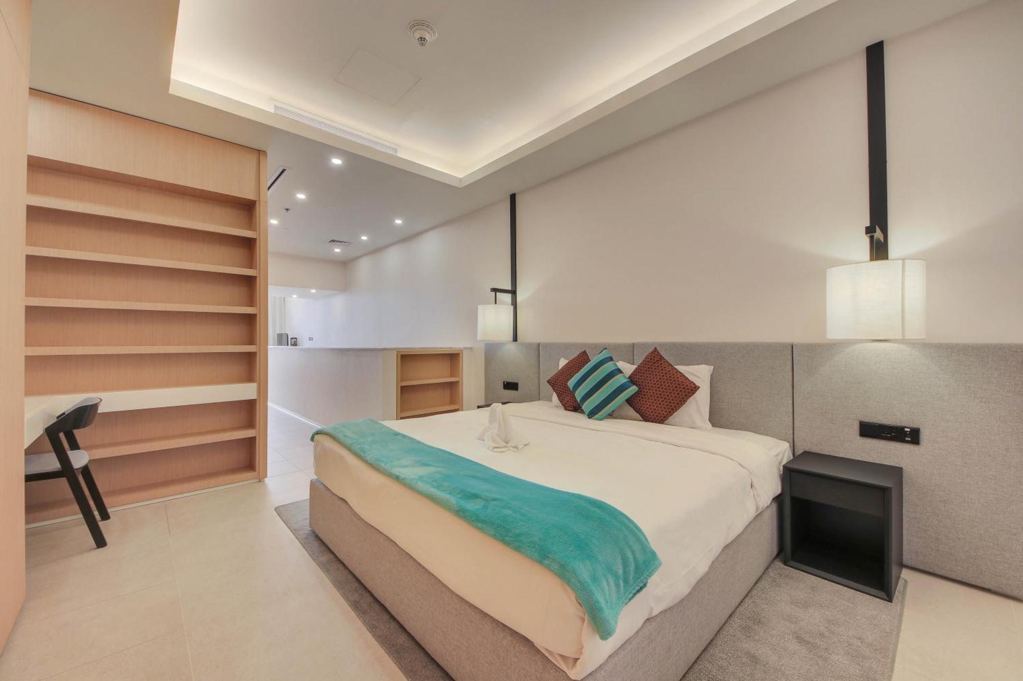 Luxe Getaways Royal Amwaj Palm Jumeirah Resort Apartment Holiday Home 두바이 객실 사진
