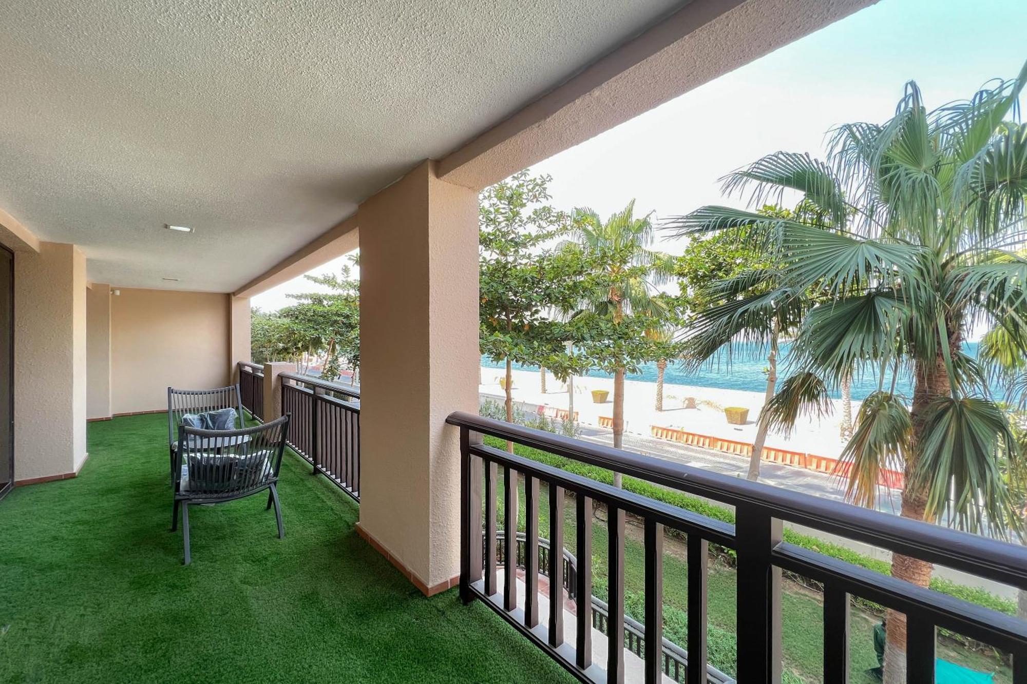 Luxe Getaways Royal Amwaj Palm Jumeirah Resort Apartment Holiday Home 두바이 외부 사진
