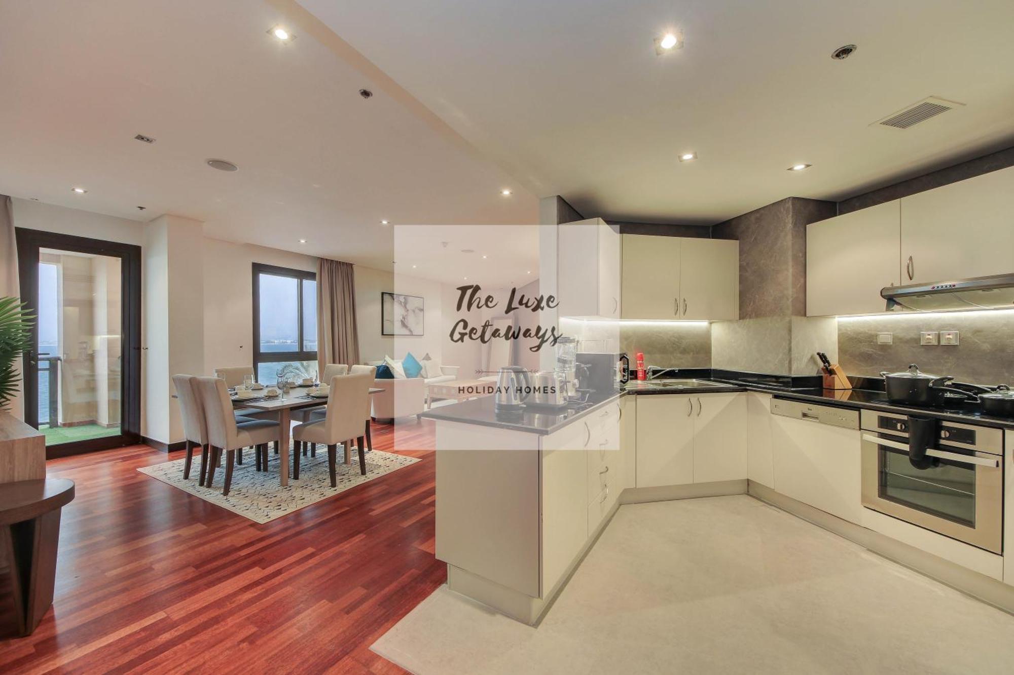 Luxe Getaways Royal Amwaj Palm Jumeirah Resort Apartment Holiday Home 두바이 외부 사진