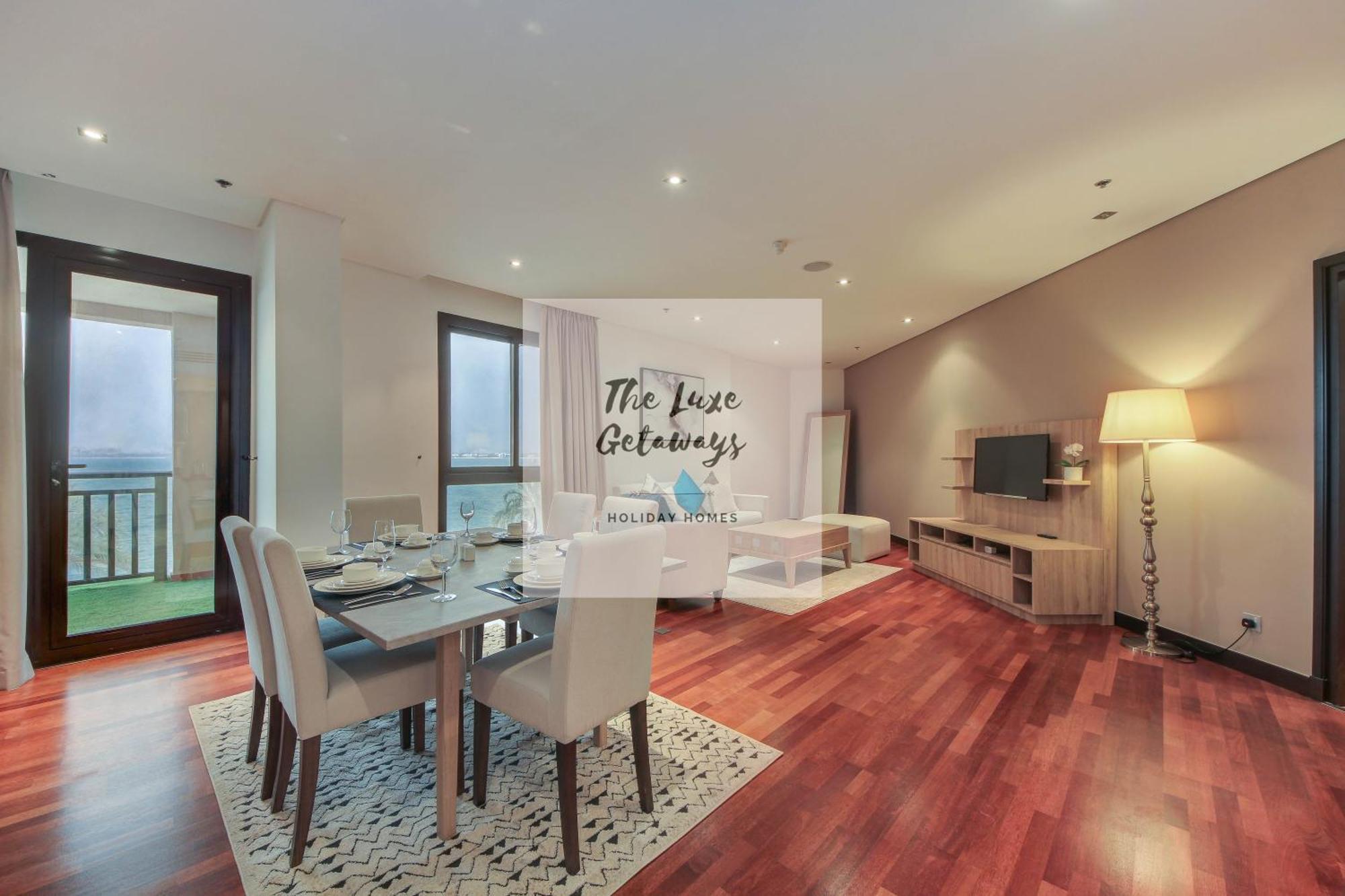 Luxe Getaways Royal Amwaj Palm Jumeirah Resort Apartment Holiday Home 두바이 외부 사진