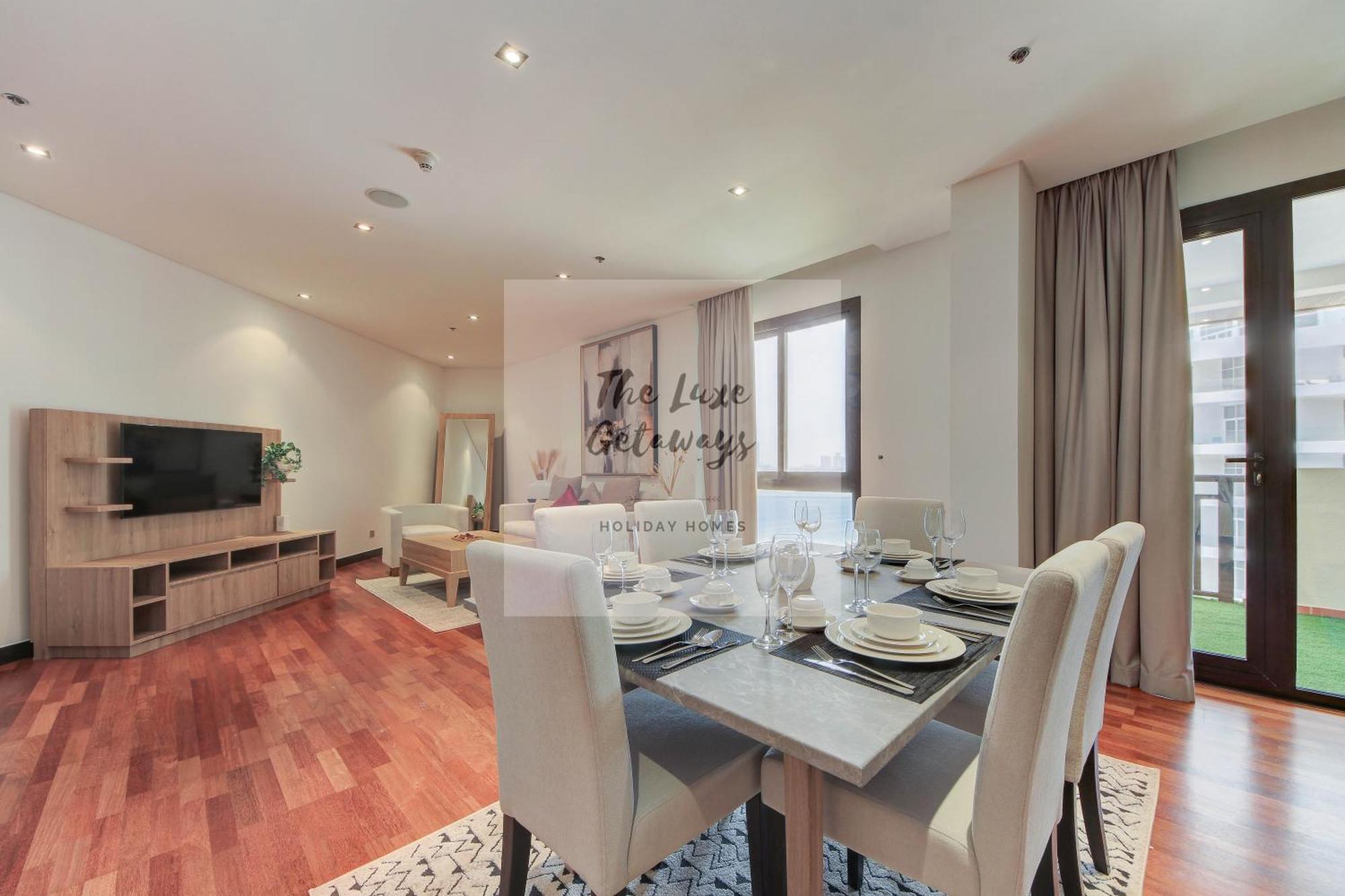 Luxe Getaways Royal Amwaj Palm Jumeirah Resort Apartment Holiday Home 두바이 외부 사진
