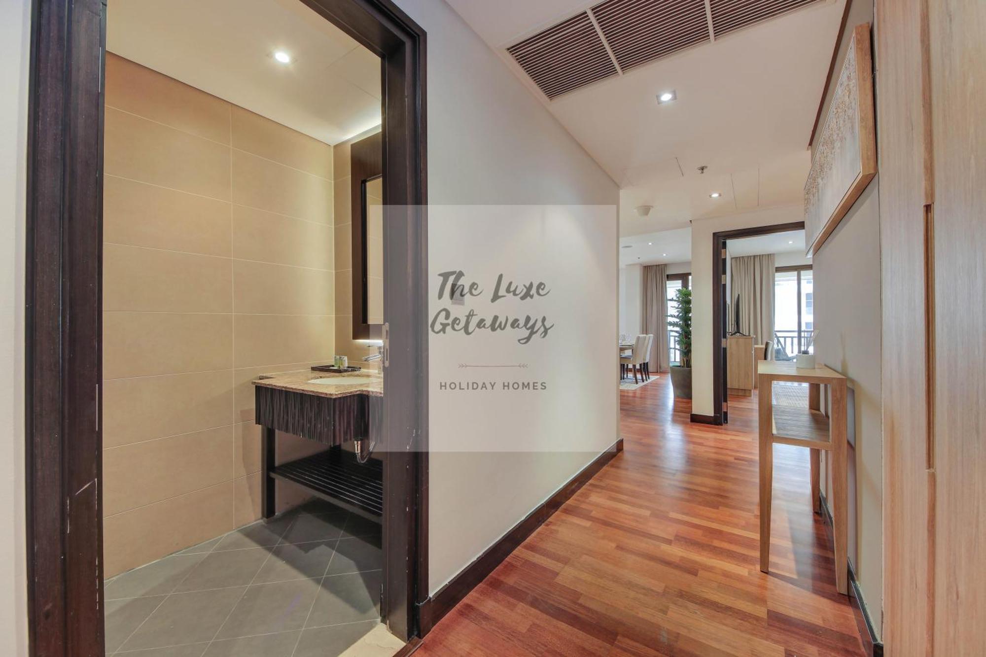 Luxe Getaways Royal Amwaj Palm Jumeirah Resort Apartment Holiday Home 두바이 외부 사진